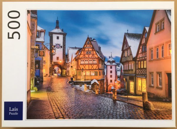 Image of the puzzle 500, 500, Lais, Rothenburg ob der Tauber, Bayern, Germany, Complete, Picture of the box