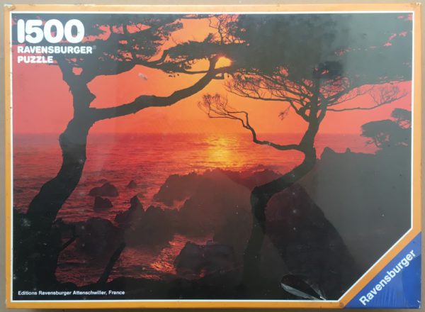 Image of the puzzle 1500, Ravensburger, Sunset, Factory Sealed, Picture of the box