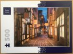Image of the puzzle 500, Lais, Historic Schnoor District in Bremen, Germany, Complete, Picture of the box