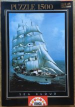 Image of the puzzle 1500, Educa, Sea Cloud, Sealed Bag, Picture of thee box