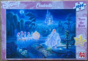 Image of the puzzle 1000, Jumbo, Cinderella, by Tom duBois, Complete, Picture of the box