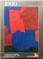 Image of the puzzle 1000, Nathan, Composition in Red, by Serge Poliakoff, Complete, Picture of the box
