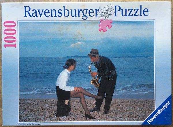 Image of the puzzle 1000, Ravensburger, Saxophone in Black, by Frédéric Rolland, Complete, Picture of the box