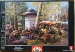 Image of the puzzle 1500, Educa, Under the Plane Tree, Emirgan, Istanbul, by Ayhan Türker, Complete, Picture of the box