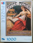 Image of the puzzle 1000, MB, Office Medical, Incomplete, Picture of the box