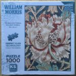 Image of the puzzle 1000, KS Games, Honeysuckle Pattern, by William Morris, Factory Sealed, Picture of the box