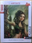 Image of the puzzle 1000, Nathan, Rencontre Mystique, by Cris Ortega, Factory Sealed, Picture of the box