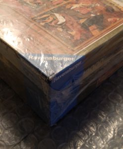 Image of the puzzle 12000, Ravensburger, The Temptation of Saint Anthony, by Hieronymus Bosch, Factory Sealed, Picture of the box