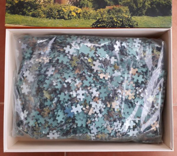 Image of the puzzle 3000, MB, Meersburg Castle, Germany, Sealed Bag, Picture of the bag
