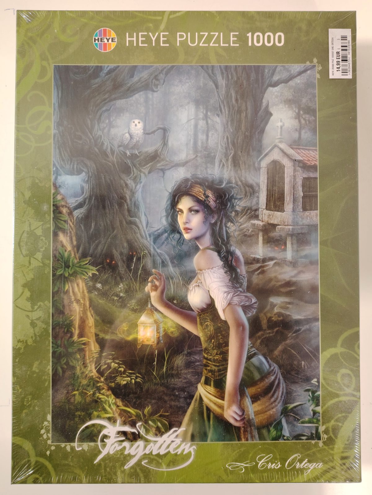 1000, Heye, Crow, Cris Ortega, Sealed Bag, Listed by RarePuzzlesEurope Image of the puzzle 1000, Heye, Crow, Cris Ortega, Sealed Bag, Picture of the box