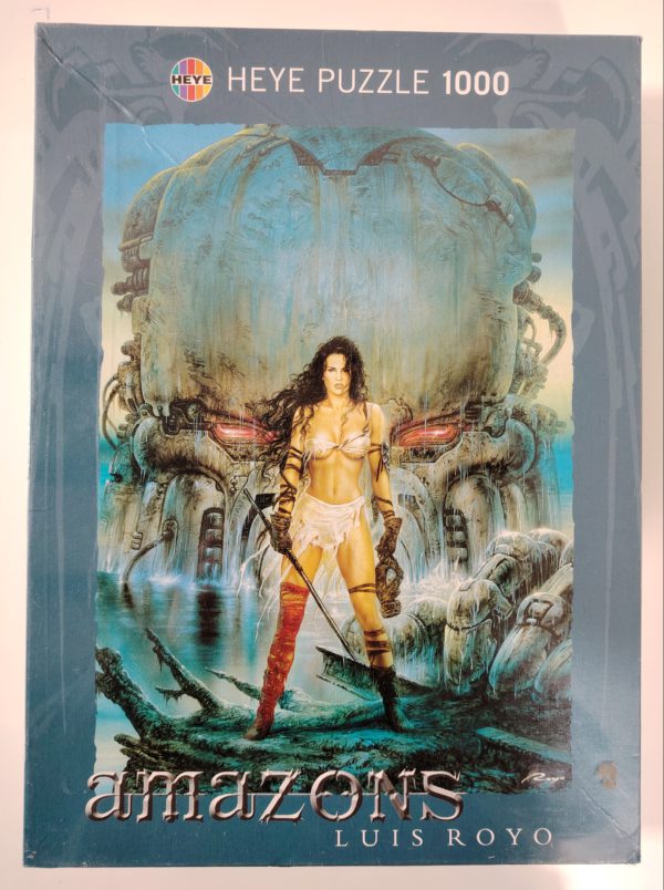 Image of the puzzle 1000, Heye, Red Eye, Luis Royo, Factory Sealed, Picture of the bag