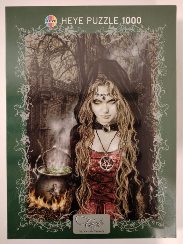 Image of the puzzle 1000, Heye, Witch, Victoria Francés, Factory Sealed, Picture of the box