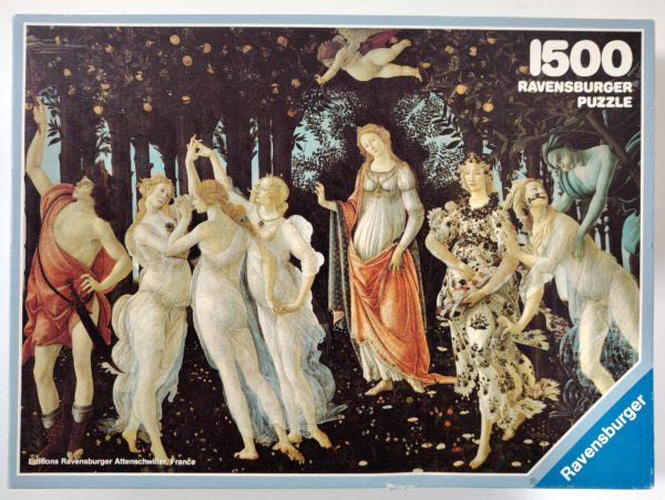 Image of the puzzle 1500, Ravensburger, Spring, Botticelli, Sealed Bag, Picture of the box