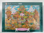 Image of the puzzle 2000, Heye, Train, Guillermo Mordillo, Factory Sealed, Picture of the box