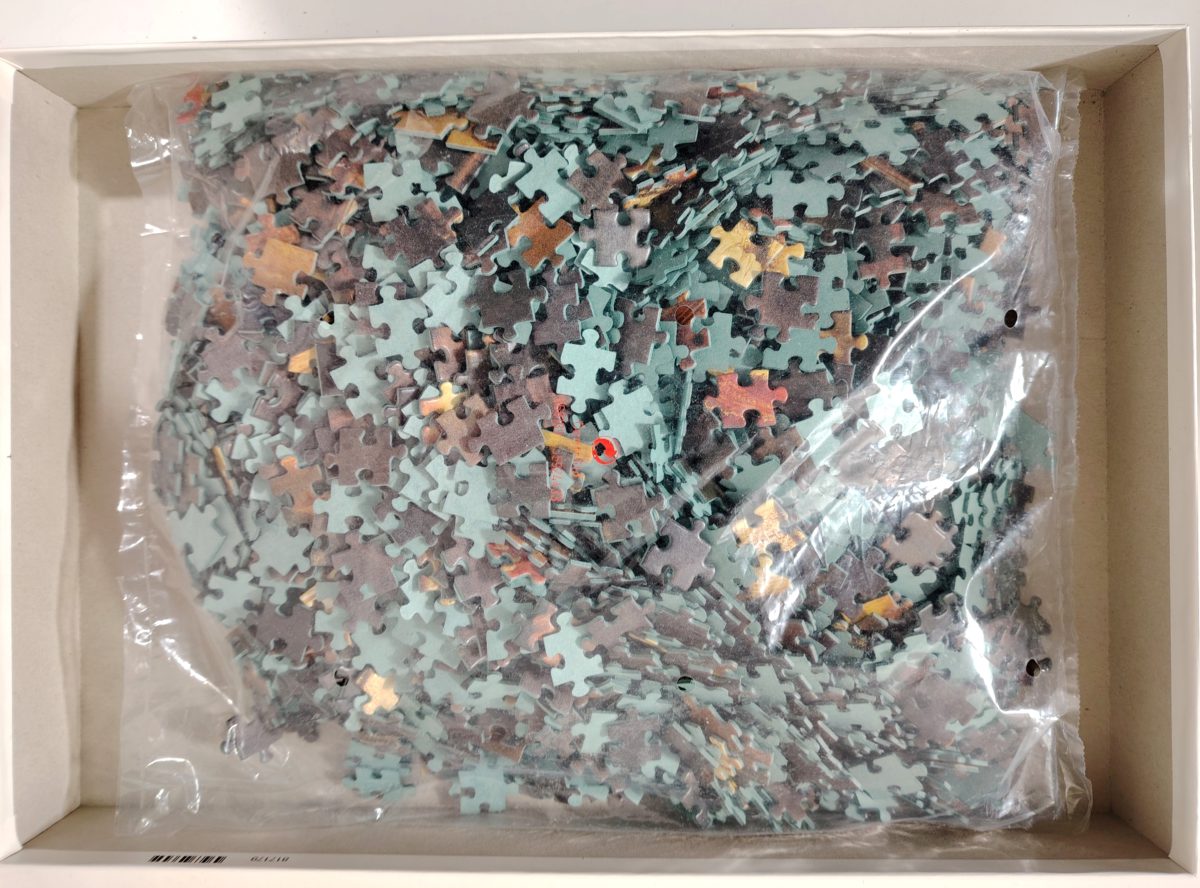 Image of the puzzle 2000, Ravensburger, The Night Watch, Rembrandt, Sealed Bag, Picture of the bag