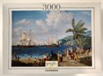Image of the puzzle 3000, Nathan, The Fleet's Arrival in the Islands, by Gustave Alaux, Factory Sealed, Picture of the box