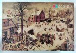 Image of the puzzle 4000, MB, The Census at Bethlehem, Bruegel, Sealed Bag, Picture of the box