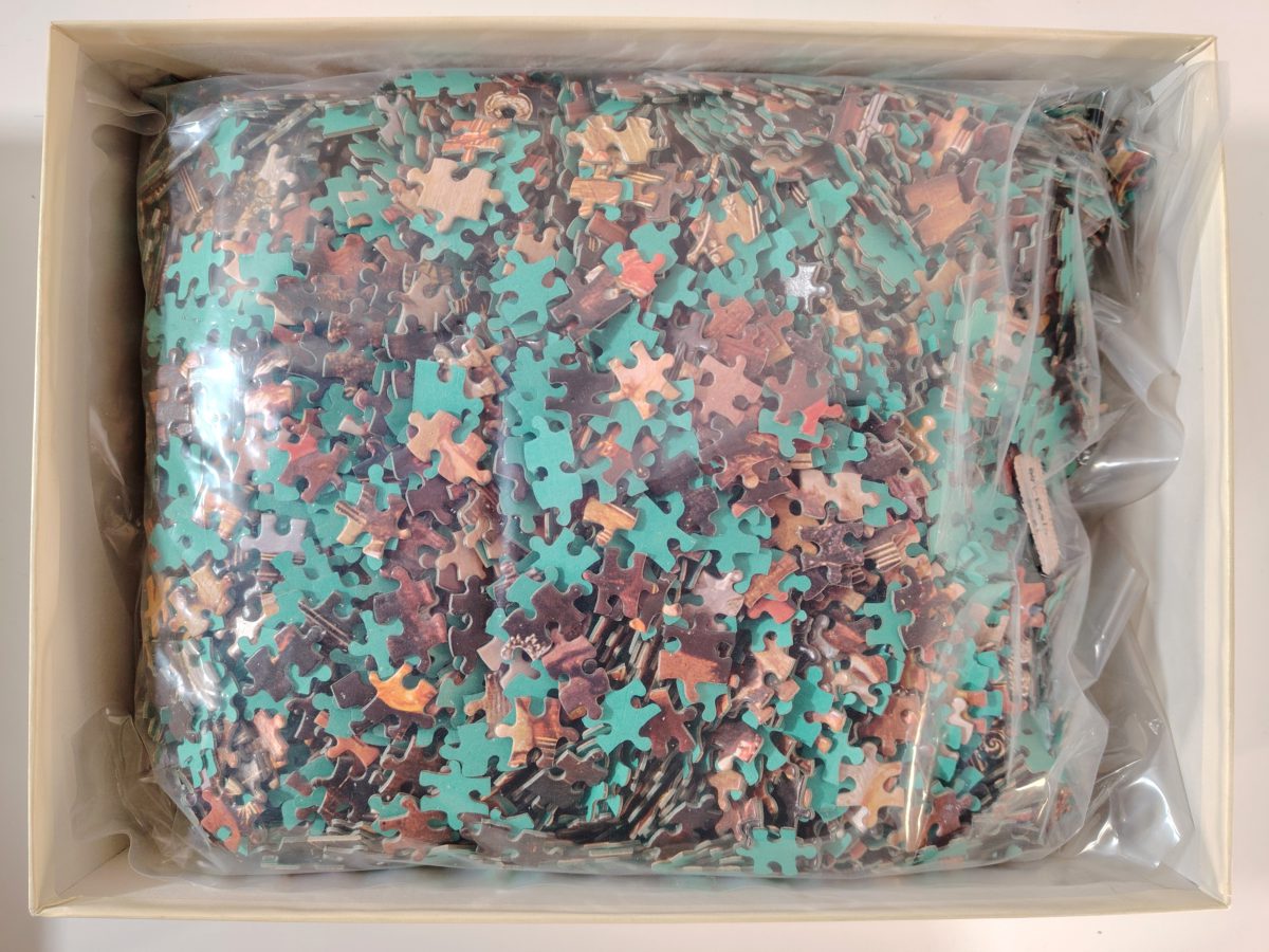 Image of the puzzle 5000, Dujardin, Rubens’ House, Van Haecht, Sealed Bag, Picture of the bag