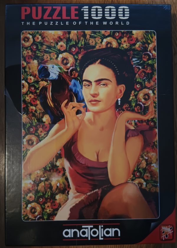 Image of the puzzle 1000, Anatolian, Frida Kahlo, Serhat Filiz, Factory Sealed, Picture of the box
