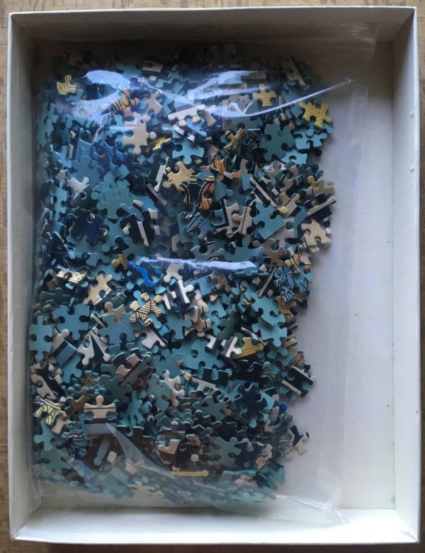 Image of the puzzle 1000, MB, Bières de la Meuse, by Marc-Auguste Bastard, Complete, Picture of the bag