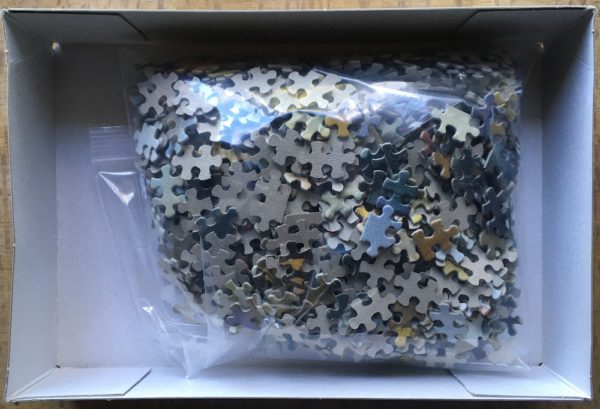 Image of the puzzle 1000, PTZ, Sweet Home, by Dawna Barton, Complete, Picture of the bag