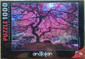 Image of the puzzle 1000, Anatolian, Pink Tree, by Moisés Levy, Picture of the box
