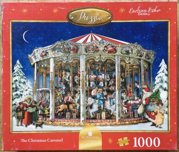 Image of the puzzle 1000, Coppenrath, The Christmas Carousel, by Barbara Behr, Complete, Picture of the box