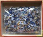 Image of the puzzle 1000, Coppenrath, The Christmas Carousel, by Barbara Behr, Complete, Picture of the bag