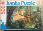 Image of the puzzle 500, Jumbo, The Maiden and the Unicorn, by Scott Gustafson, Complete, Picture of the box