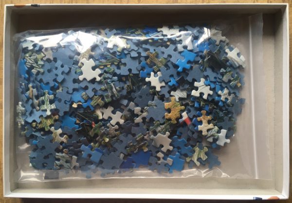 Image of the puzzle 500, Ravensburger, In the Dunes, Complete, Picture of the bag