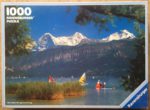Image of the puzzle 1000, Ravensburger, Lake Thun, Complete, Picture of the box