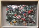 Image of the puzzle 1000, Ravensburger, Tropical Parrots, by Frans Lanting, Complete, Picture of the bag