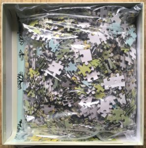 Image of the puzzle 1000, Flame Tree, Look Out!, by Angela Harding, Sealed Bag, Picture of the bag