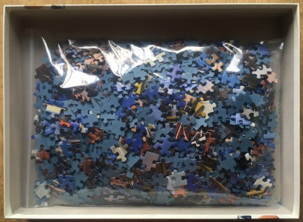 Image of the puzzle 1000, Ravensburger, Majestic Eagle, by Walter Pepperle, Complete, Picture of the bag