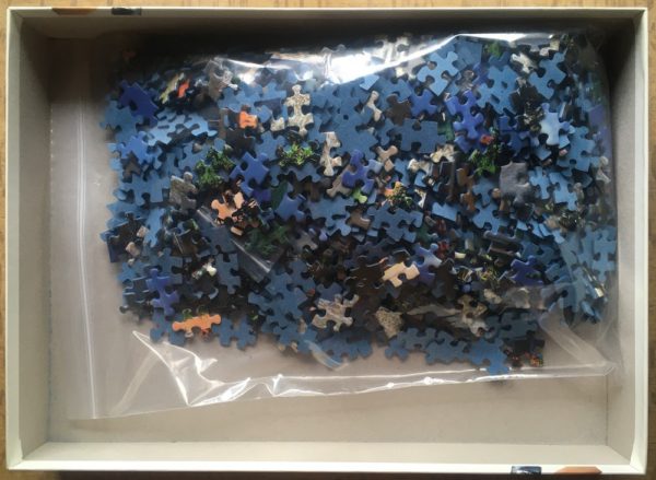 Image of the puzzle 1000, Ravensburger, In Piedmont, Italy, Complete, Picture of the bag