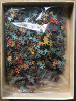 Image of the puzzle 1500, Pelikan, Enchanting Flowers, Complete, Picture of the bag