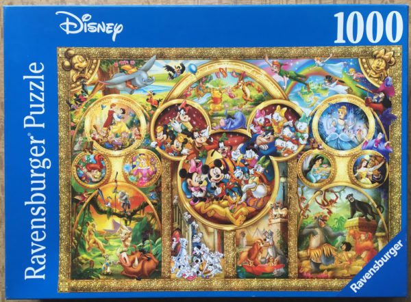 Image of the puzzle 1000, Ravensburger, The Best Disney Themes, Complete, Picture of the box