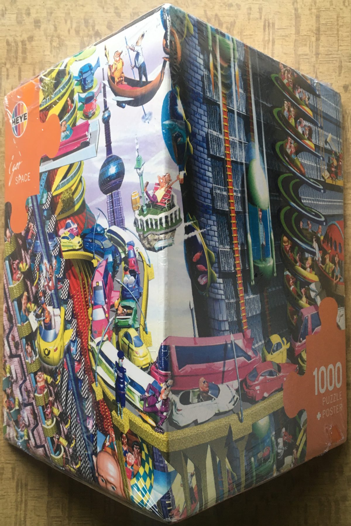 1000, Heye, Space, Igor Kravarik, Factory Sealed, 2025-01-12 Image of the puzzle 1000, Heye, Space, Igor Kravarik, Factory Sealed, Picture of the box