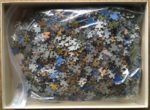 Image of the puzzle 1500, Ravensburger, The Dolomites: View of the Sella Group, by Marco Schneiders, Complete, Picture of the bag
