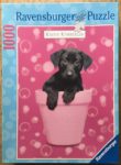 Image of the puzzle 1000, Ravensburger, Pinking Out a Lab, by Keith Kimberlin, Complete, Picture of the box