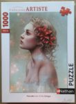 Image of the puzzle 1000, Nathan, Poinsettia, by Cris Ortega, Factory Sealed, Picture of the box