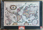 Image of the puzzle 6000, Educa, Ancient Map of the World, Willem Blaeu, Sealed Bag, Picture of the box