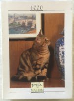 Image of the puzzle 1000, Nathan, A Cat and a Painting, Sealed Bag, Picture of the box
