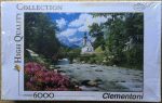 Image of the puzzle 6000, Clementoni, Ramsau, Bavarian Alps, Factory Sealed, Picture of the box