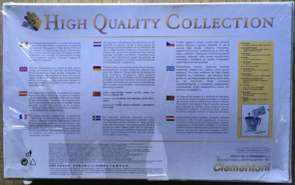 Image of the puzzle 6000, Clementoni, Ramsau, Bavarian Alps, Factory Sealed, Picture of the back