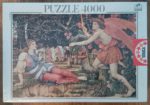Image of the puzzle 4000, Educa, Love and the Maiden, Spencer Stanhope, Factory Sealed, Picture of the box