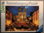 Image of the puzzle 1500, Ravensburger, the Spanish Steps in Rome, Factory Sealed, Picture of the box