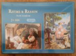 Image of the puzzle 2x500, Gibsons, Rhyme & Reason, Gustafson, Factory Sealed, Picture of the box