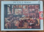 Image of the puzzle 5000, Educa, The Gallery of Cornelis van der Geest, by Willem van Haecht, Factory Sealed, Picture of the box
