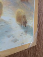 Image of the puzzle 1000, Falcon, The Shortening Winters Day is Near a Close, by by Joseph Farquharson, Factory Sealed, Picture of the corner